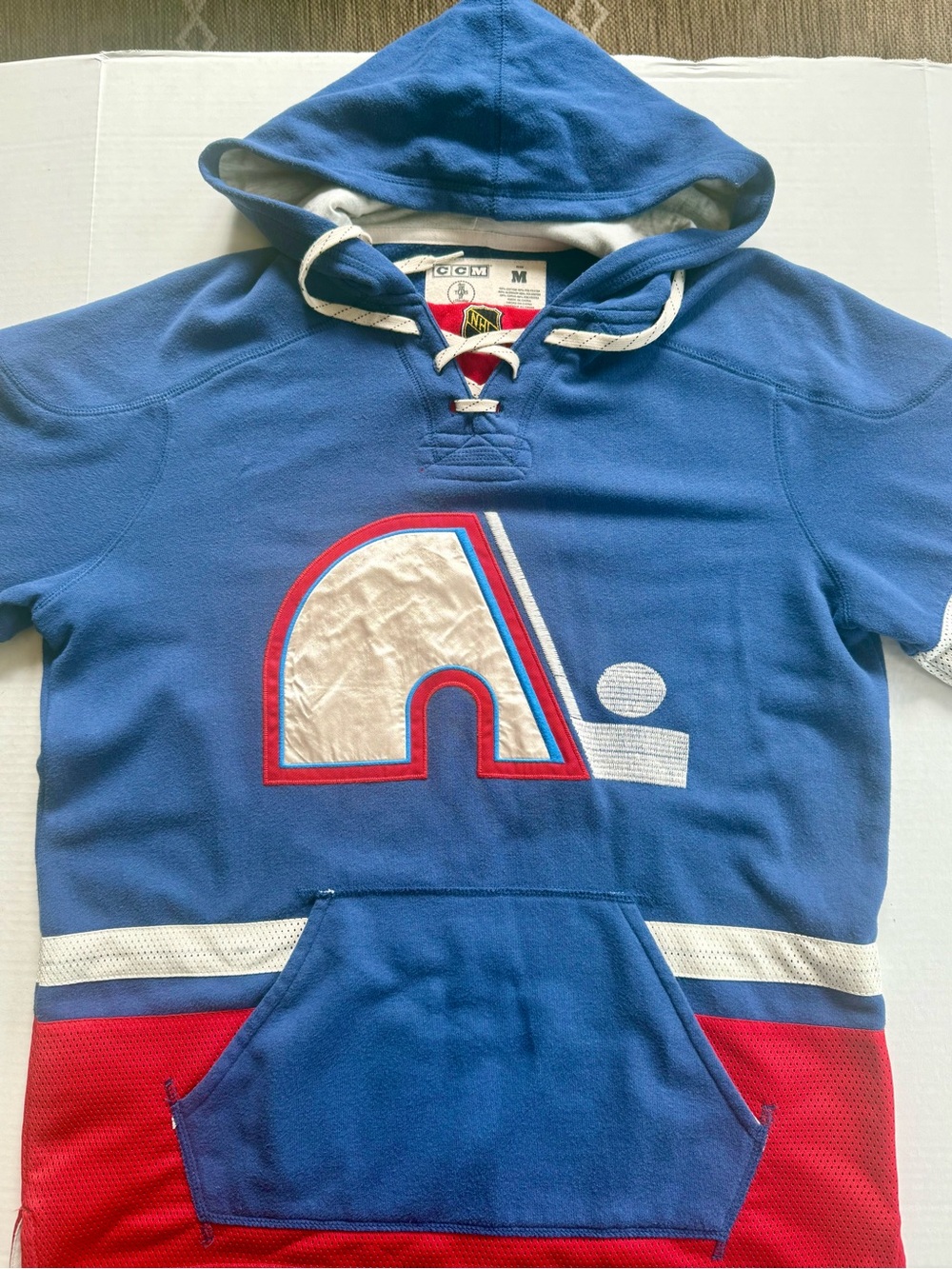 CCM / Reebok Quebec Nordiques Men’s Hockey Pullover / Hoodie